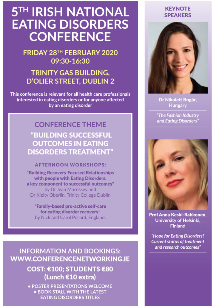 Bodywhys 5th Irish National Eating Disorders Conference Feb 28th 2020