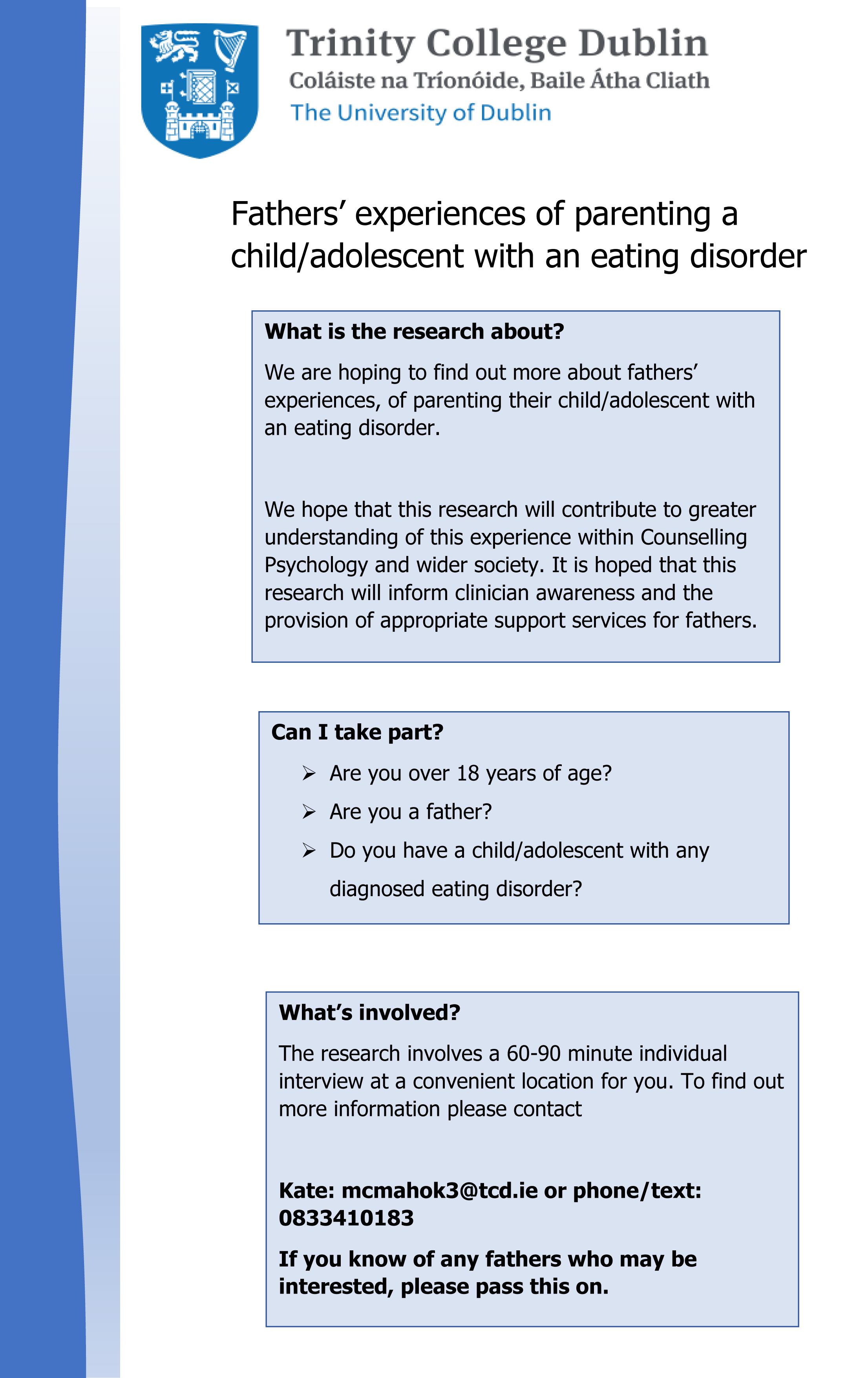 Fathers Experiences Of Parenting A Child Adolescent With An Eating Fathers Experiences Of Parenting A Child Adolescent With An Eating