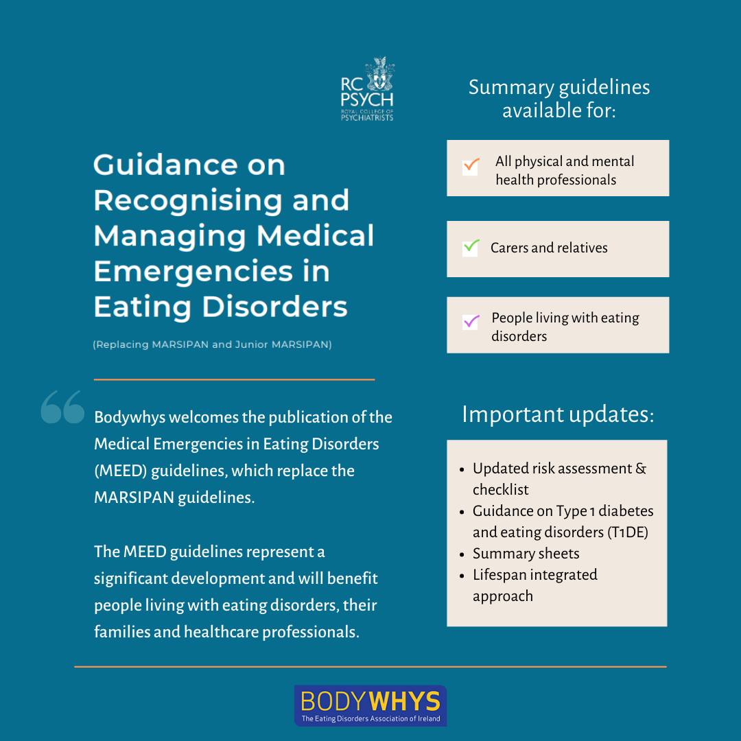 Bodywhys New Guidance Published Medical Emergencies in Eating